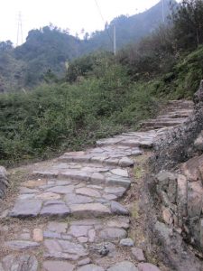 A mountain path in Cangnan A mountain path in Cangnan