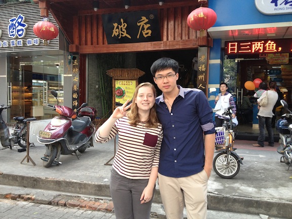 Color and I in Fuzhou. We no longer live near each other but we manage to see each other 3-4 times a year. 