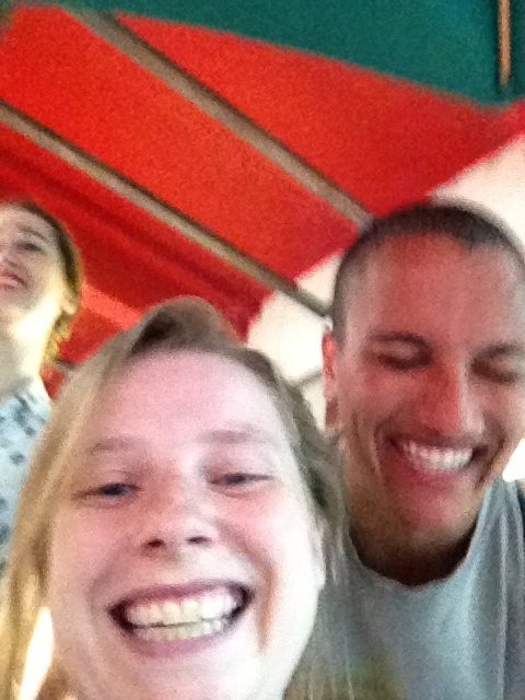 Me and my friend Alex on Saturday. All I seem to do in Shanghai is laugh. It's a good thing.