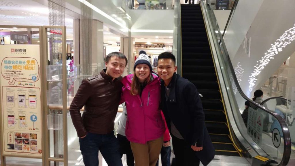 Then it enjoyed meeting my students and being snuggled by a lot of guys. The Harbin Jacket loves people, not gender.